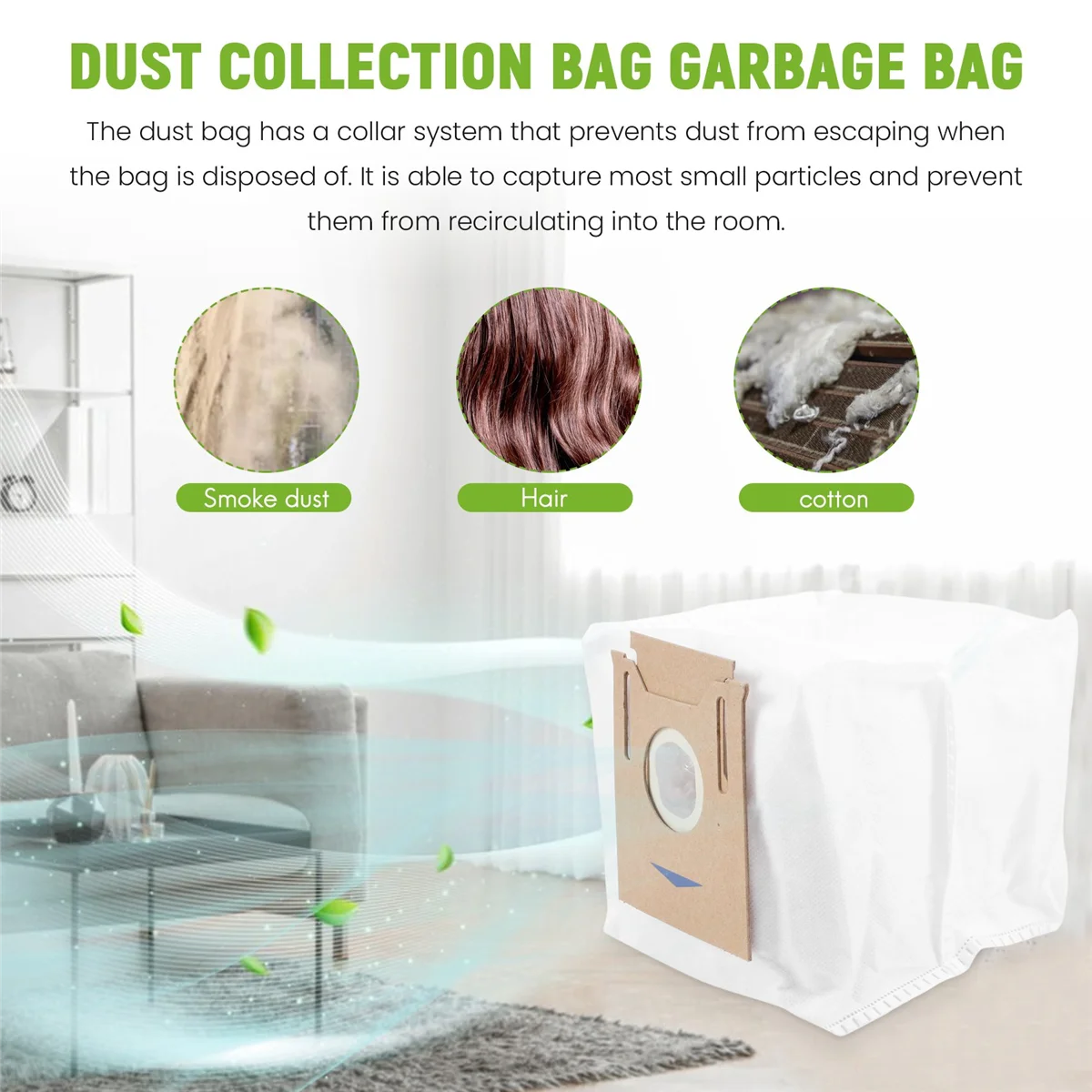 Мешки для пылесоса Ecovacs DEEBOT OZMO N8 920 950/T5 T8 T9 серии DX93 DDX96 8 шт./упаковка