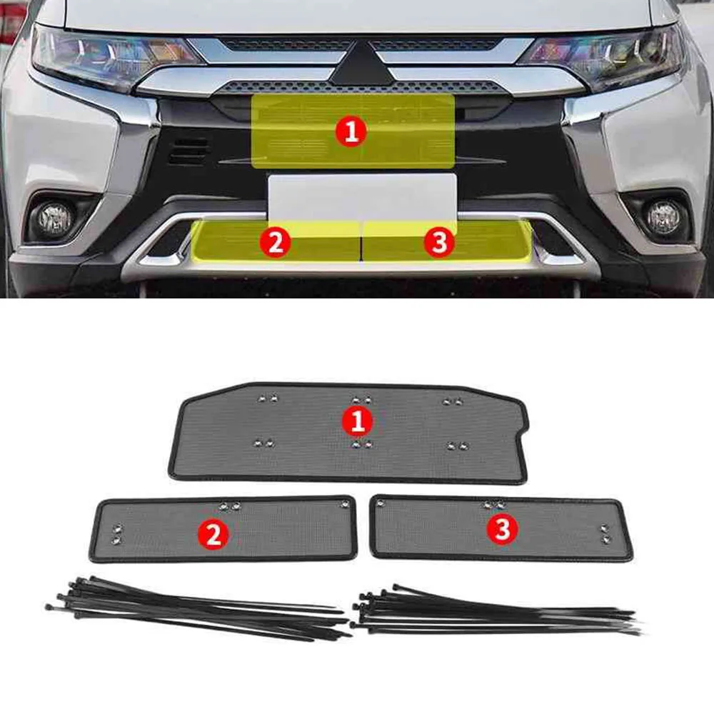 Отделка из нержавеющей стали для украшения передней решетки автомобиля сетка от