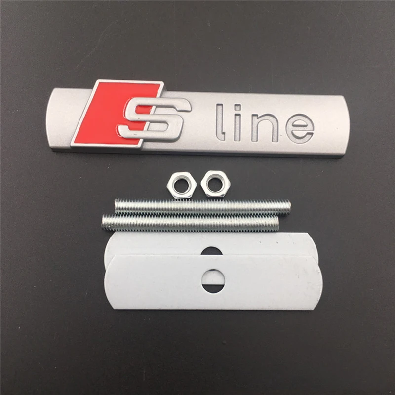 Автомобильный значок из металлического сплава для Audi A3 A4 A5 A6 A7 A8 S3 S4 S5 S6 S7 S8 Q3 Q5 Q7 TT S