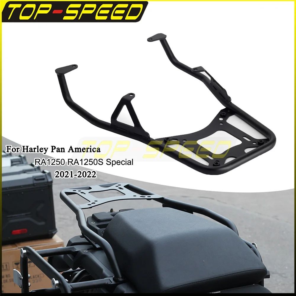 

Для Harley Pan America 1250 RA1250 S мотоциклетный задний держатель хвостовой коробки, кронштейн, багажник, крепление для хранения, стальная прочная стойка
