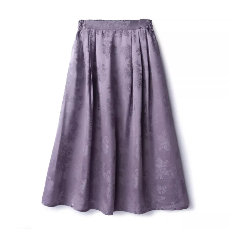 Женская атласная юбка HuaLuo с эластичной талией