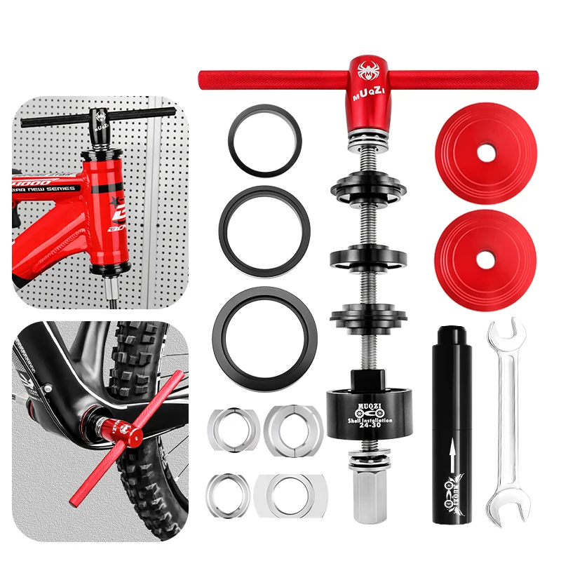 

Bike Bottom Bracket And Bearing Install Removal Tool For BB86 BB30 BB92 PF30 And Bike Headset Press Tool MTB Repair Kit