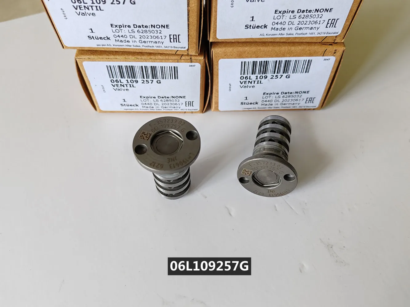 

Новый 06J 109257 L 06L 109257 Г 06J 109257 G 20 мм впускной распределительный клапан двигателя для VW Tiguan Golf Audi A6 A7 1.8T/2.0T
