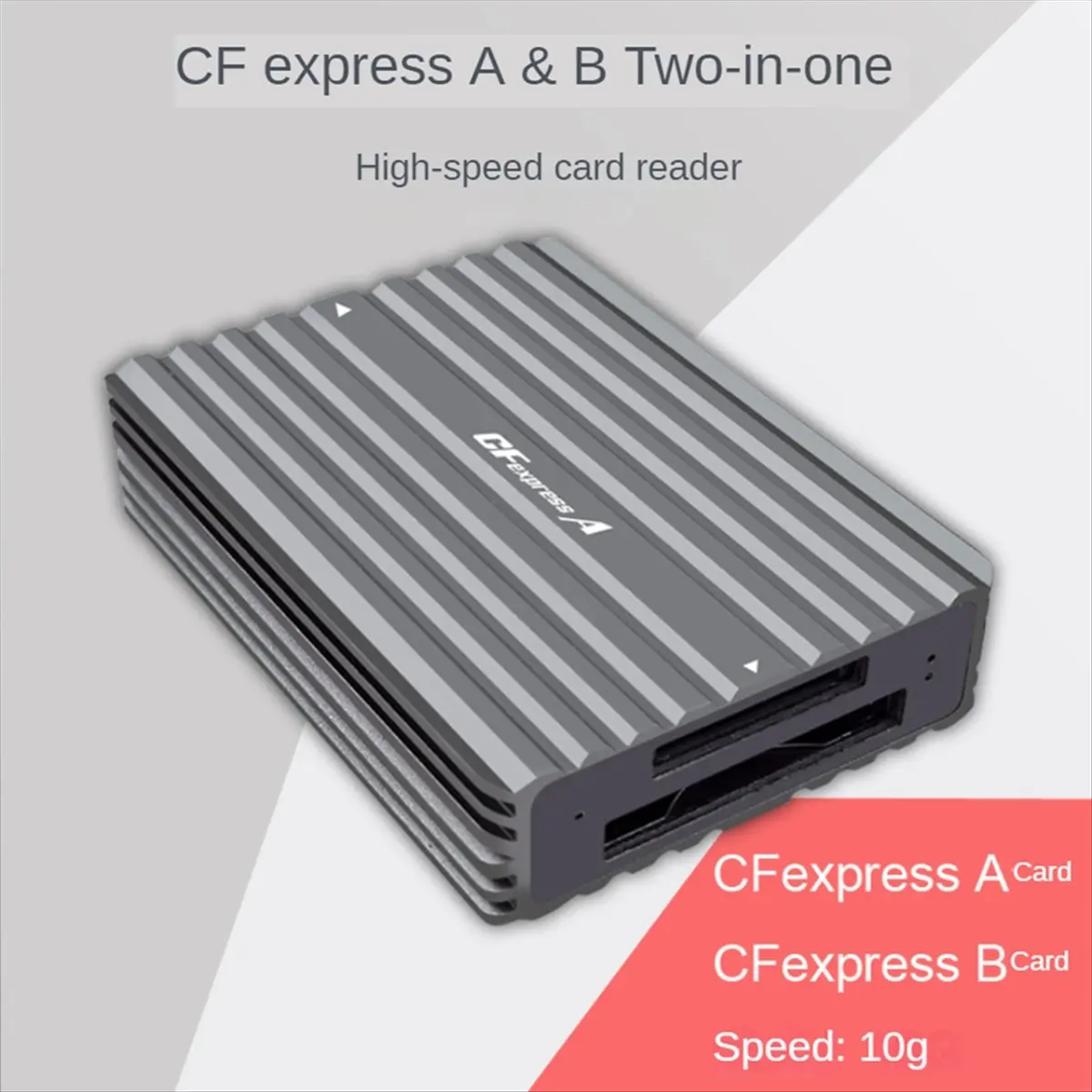 Фото Портативный кардридер A17G Type C для карт CFexpress B и CFexpress A, без драйверов, для карт CFexpress Type B и CFexpress Type A №3