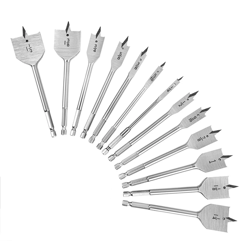 13 наборов для дрели плоские наконечники из легированной стали стандартной длины