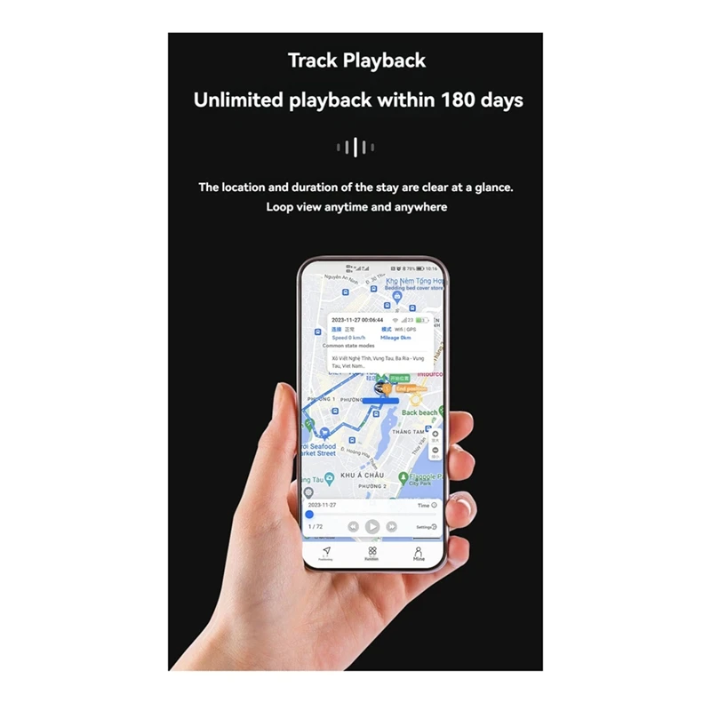 Мини-магнитный GPS-трекер противоугонное устройство слежения для