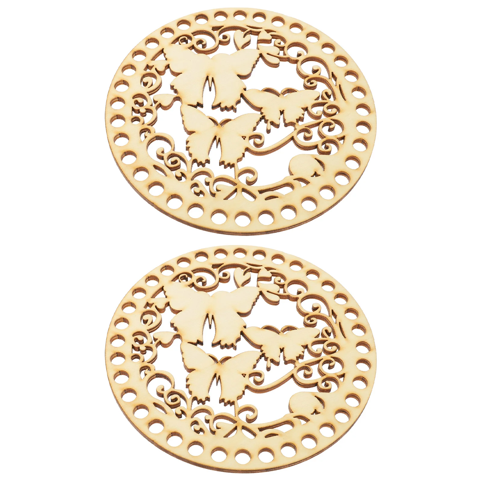 

Bottom Basket Bag Crochet Base Shaper Wooden Purse Pad Weavingmaking Diy Round Cushion Handbag Insert Kit Knitting Protectorbags