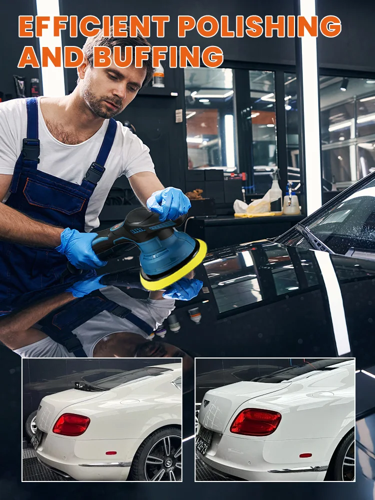 5500 об/мин беспроводной автомобильный полировщик набор портативный