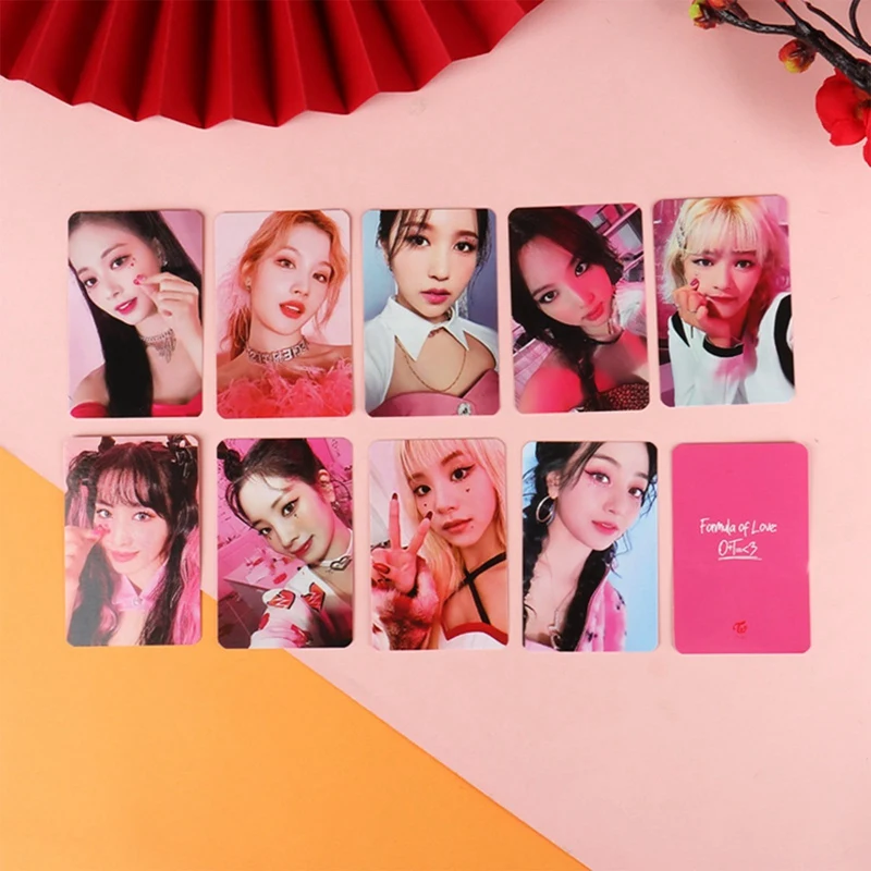 9 шт./компл. KPOP дважды новый альбом из бумаги Lomo Card Photo HD Photocard Формула любви O + T = _ 3