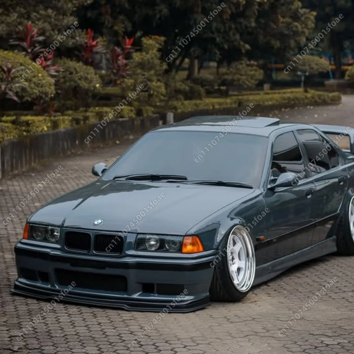 Фото Накладка на передний бампер для BMW 3 серии E36 M3 1991-2000: Спойлер, сплиттер, диффузор, обвесы, высококачественные аксессуары из полипропилена для тюнинга №3