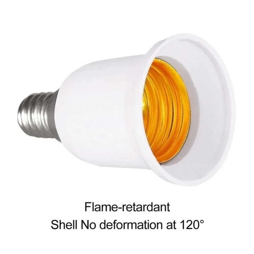 5/10/20 шт. адаптер E14ToE27 переходник из огнестойкого пластика высококачественный для