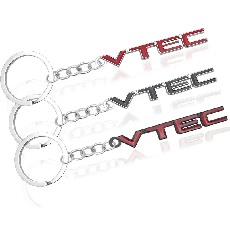 Для Honda VTEC Civic Crosstour Spirior Jade Odyssey Accord Crv FIT 3D металлический логотип Vtec эмблема брелок
