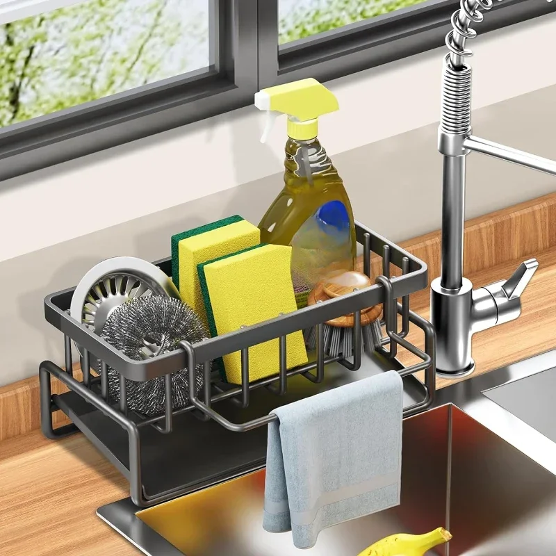 АБС-пластик сливная полка для кухонной раковины органайзер держатель мыльной
