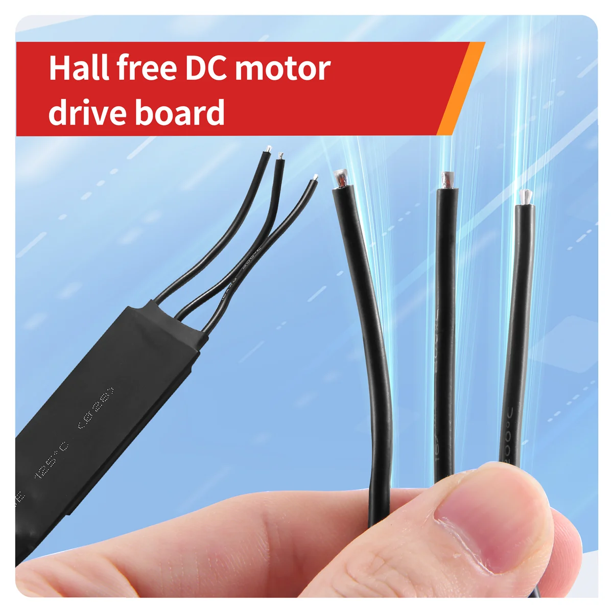 DC6-24V 1000W BLDC 3-фазный бесщеточный двигатель постоянного тока драйвер бескладного