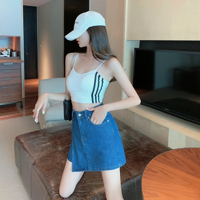 Jeans Shorts Women Vintage Denim Skirt Women Shorts High Waist A-line Miniskirt Pants Summer OL Womens Clothing Sexy Girl Shorts