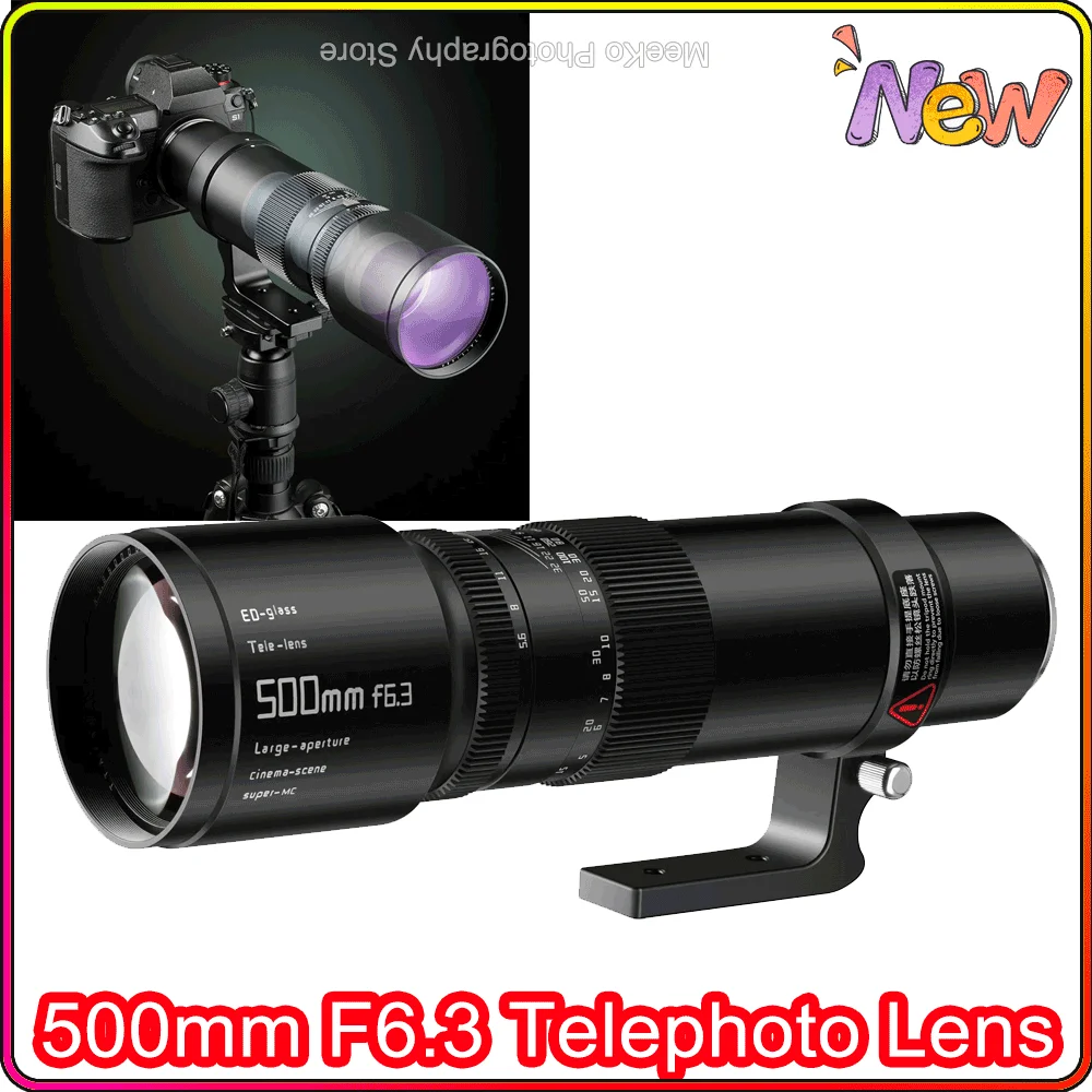 TTArtisan 500 мм F6.3 телеобъектив для Sony E mount Niokon Z Canon RF L ...
