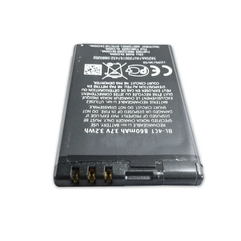 Battery BL-4CT BL4CT BL 4CT for Nokia 5310 6700S X3 X3-00 7230 7310C 5630 2720 2720A 7210C 6600F 860mAh
