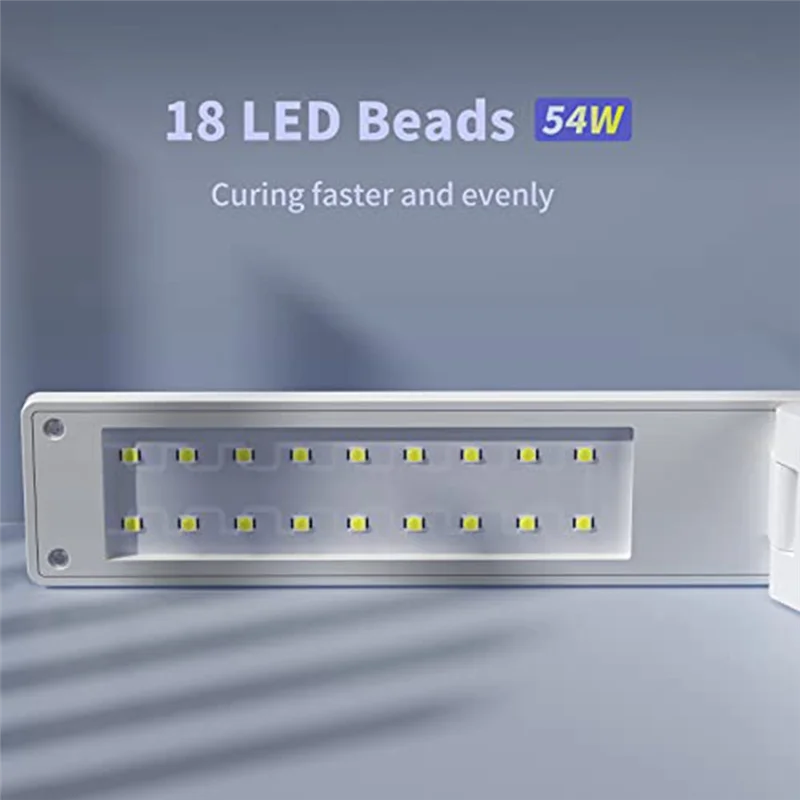 Фотолампа для смолы УФ-лампа 54 Вт беспроводная и складная 3 в 1 принадлежности