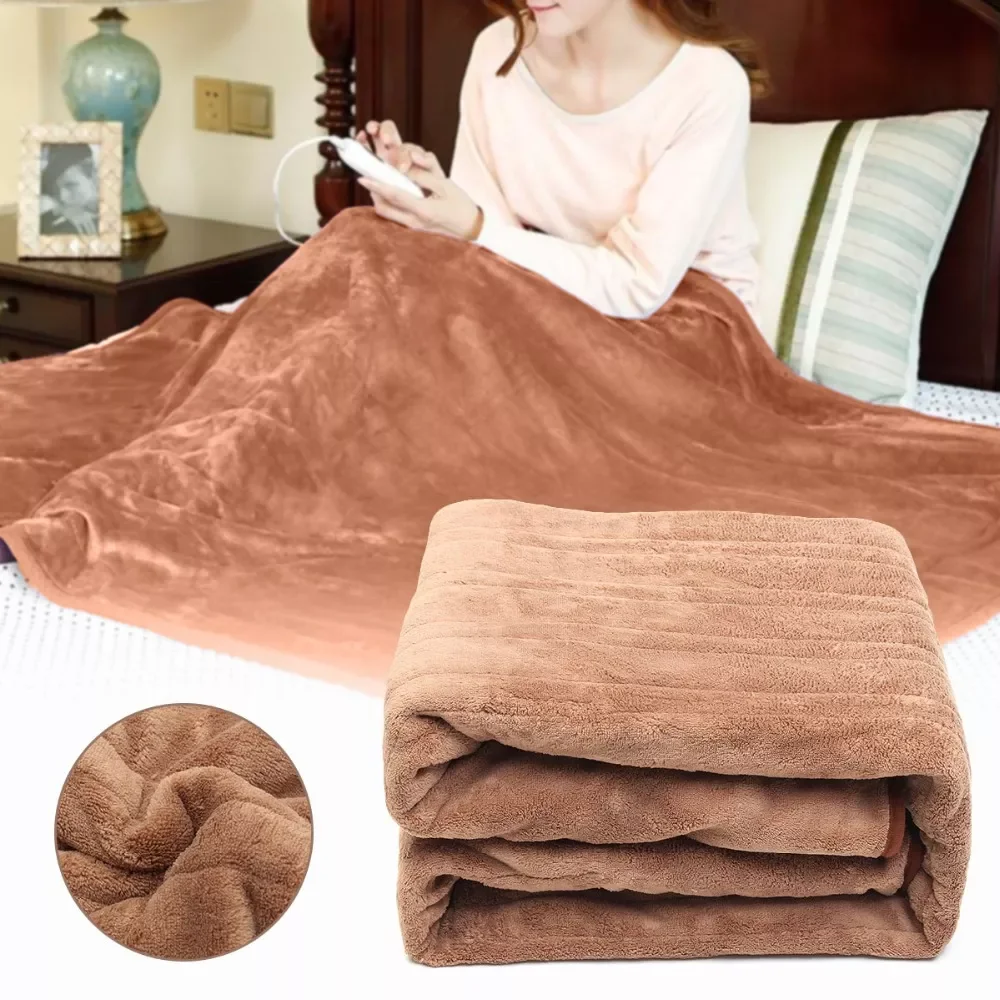 

Electric Blanket Waterproof Electric Heated Blanket 4gear timing Manta Electrica Heated Mat Electric Heating Blanket Carpets