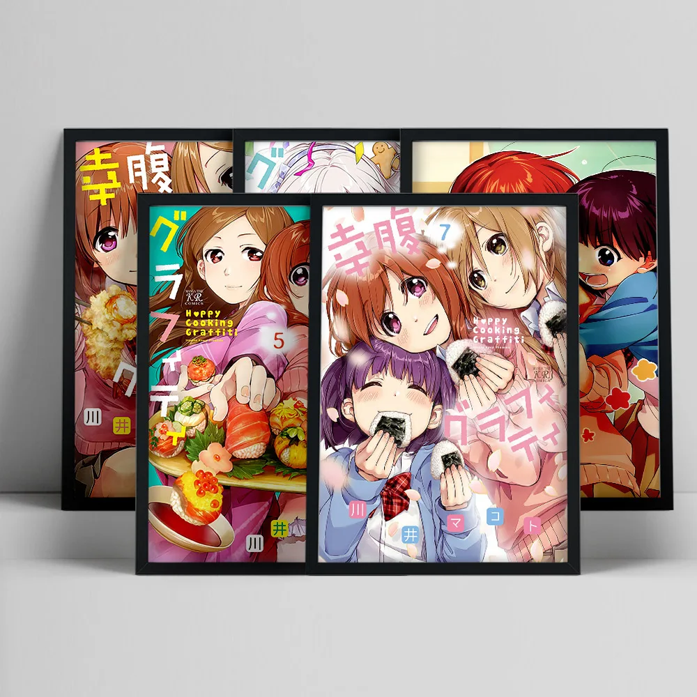 

Gourmet Girl Graffiti Japanese Anime Poster Manga Cartoon Print Art Modern Canvas Painting Wall Stickers Otaku Bedroom Decor