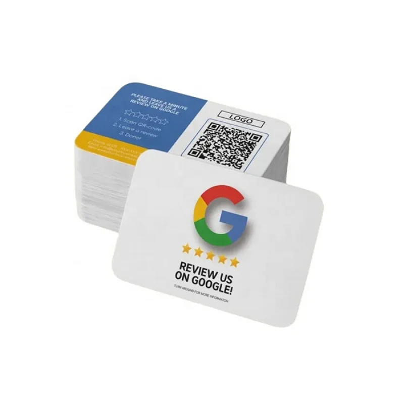 Изготовленная на заказ карта обзоров Google для Facebook Instagram программируемая обзора NFC
