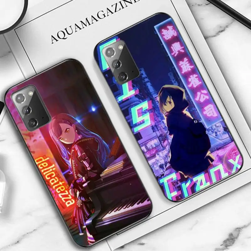 

Anime Vaporwave Glitch Hot Phone Case for Samsung Note 5 7 8 9 10 20 pro plus lite ultra A21 12 72