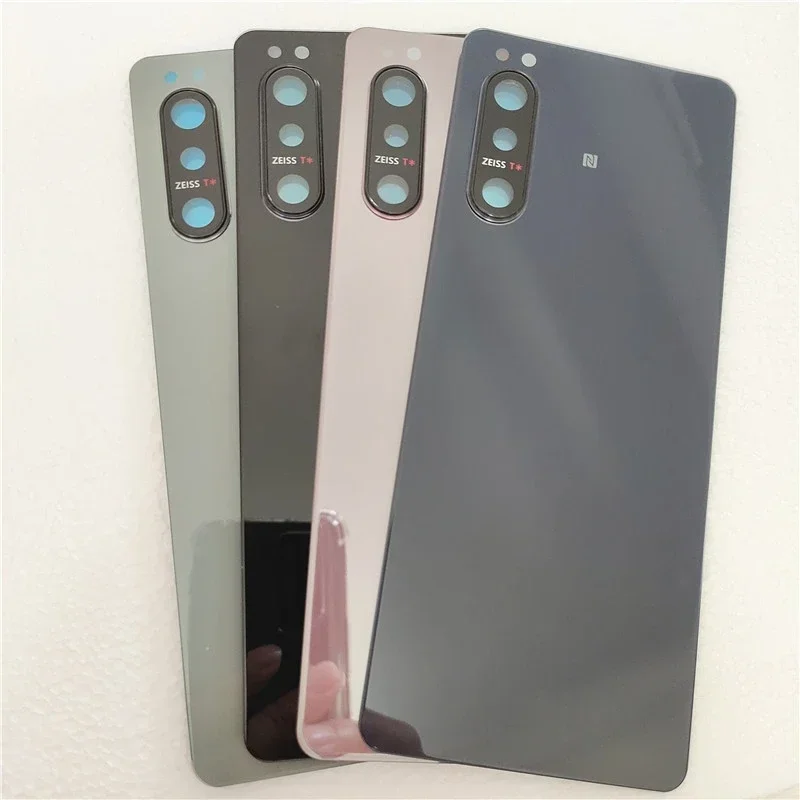 Стеклянная крышка для Sony Xperia 5 II SO-52A XQ-AS52 XQ-AS62 5ii задняя батарейного отсека корпуса