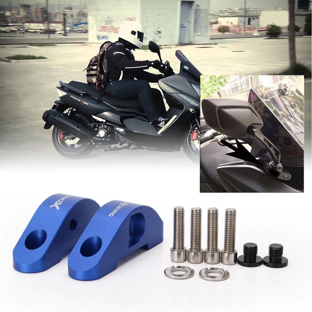 

Motorcycle Rearview Mirror Riser Extender Adapter For KYMCO Xciting 250 300 Downtown 200i Downtown 300i Nikita 200