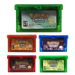 

32 Bit Video Game Cartridge Console Card for GBA Pokeon Series