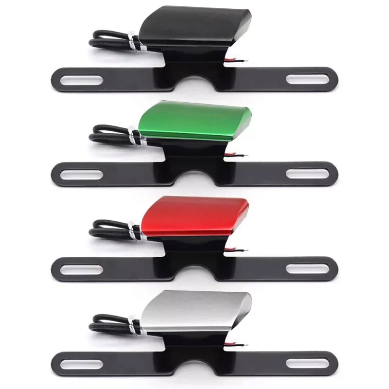 

Universal License Plate LED Light Motorcycle Accessories For HON DA SUZUKI Lamp Bracket Waterproof W91F