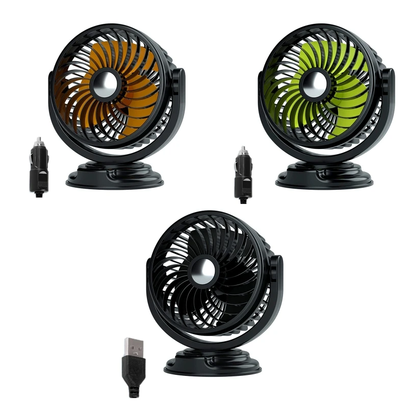 

DC 24V Portable Mini Electric Car Fan Air Fan Car Air Conditioner Strong 360 Degree Cooler Car Ornaments Household Drop Shipping