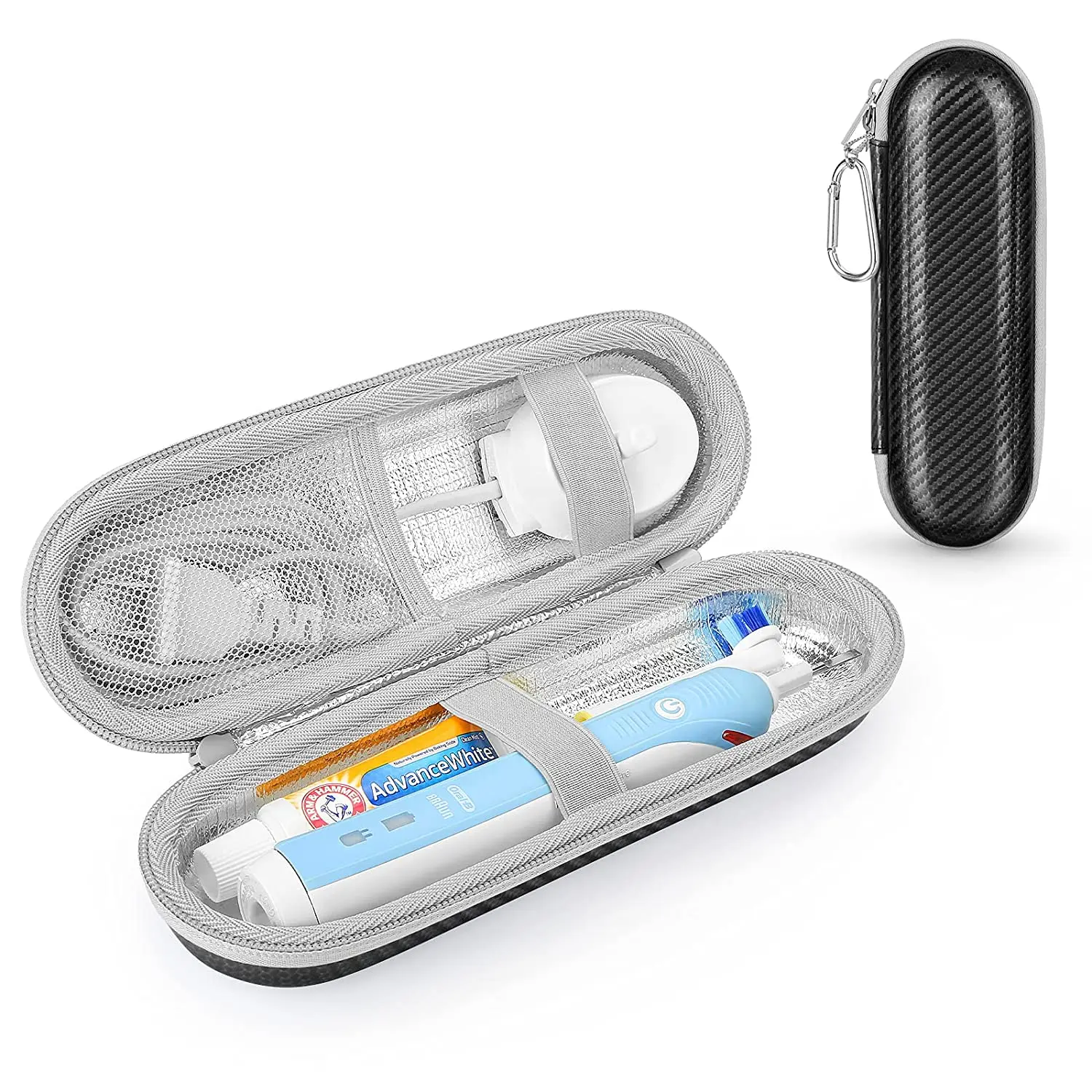 

Yinke Travel Case for Braun Oral B Electric Toothbrush, Fits for Oral-B Pro/iO Series 7 8 9/ Smartseries 1000 500 3000 1500
