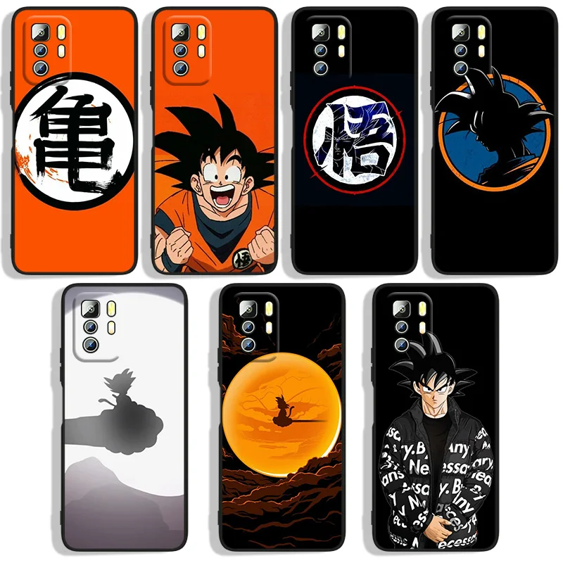 

Dragons Balls Phone Case For Xiaomi Redmi Note 11E 11T 11S 10T 10S 9S 9T 8T 7 Pro Plus Lite Max Black Cover