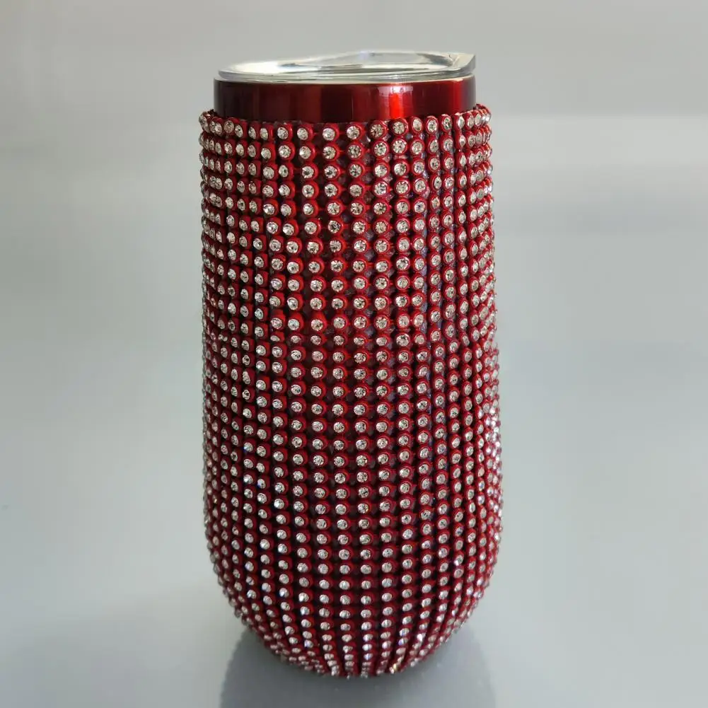 

Useful Food Grade Leak-proof Sweet Beverage Rhinestones Water Bottle for Household Rhinestones Water Cup Water Bottle