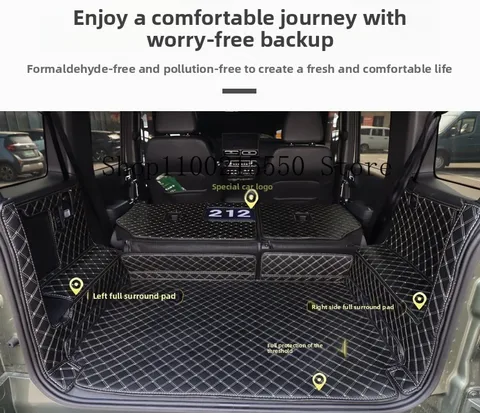 Для Пекин 212 T01 2024-2025 кожаный защитный коврик для багажника, Стайлинг автомобиля, подкладка для заднего багажника, коврик для багажника, лоток для пола