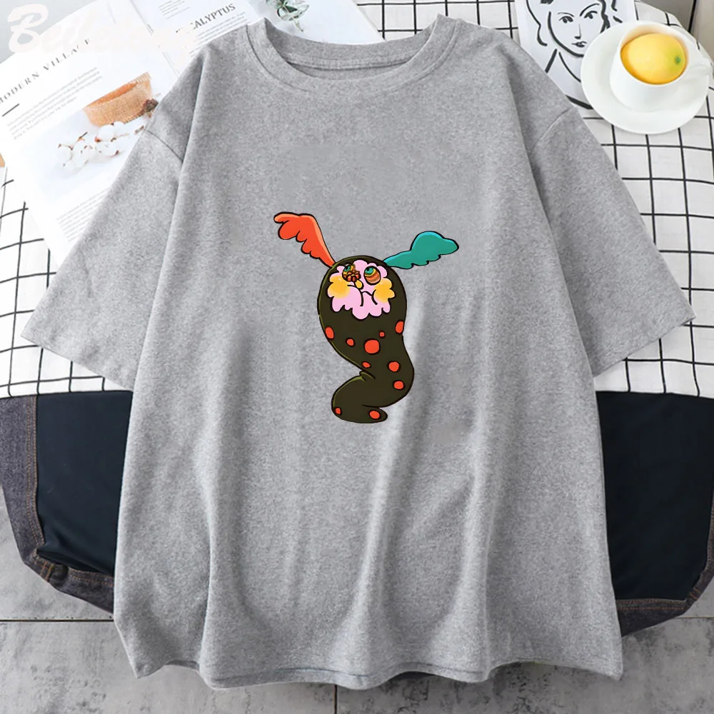 

I Draw Charlotte Second Form Madoka Magica Witch T-shirt Emale Summer Short Sleeve O Neck Oversize Tee Shirt Kawaii Harajuku