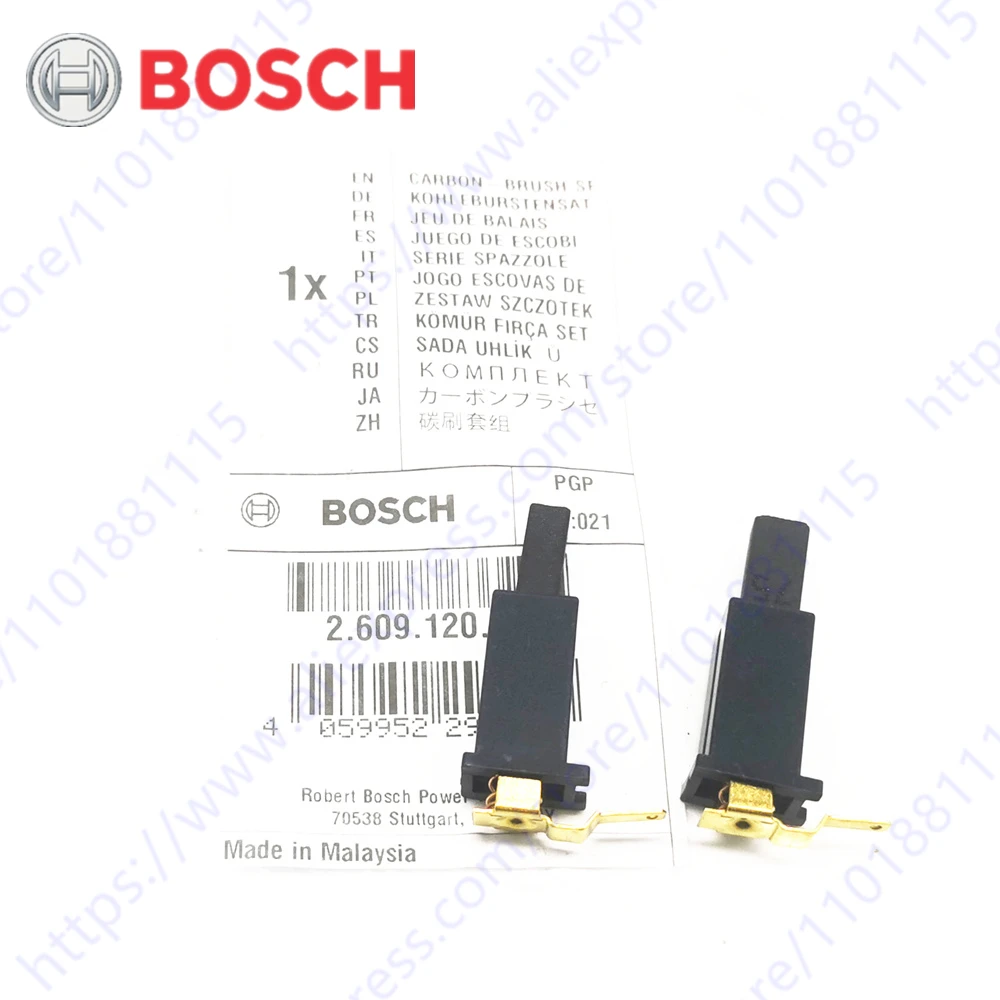 Набор угольных щеток для BOSCH GSS140A GSS140-1 ROS10 GEX125-1A ROS20VS GEX125-1AE 2609120199, аксессуары для электроинструмента, детали