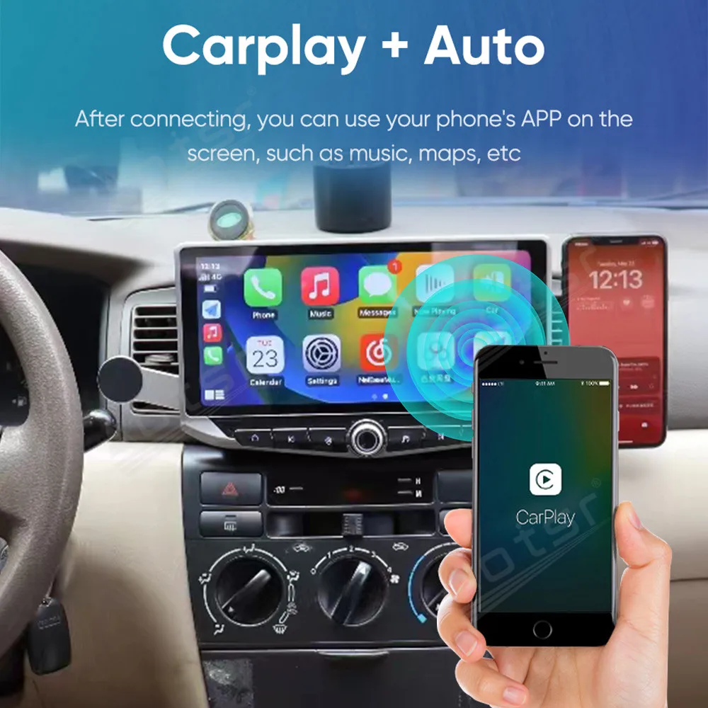 10 88 ''навигация 8-ядерный Carplay для 100 универсальных моделей мультимедийный