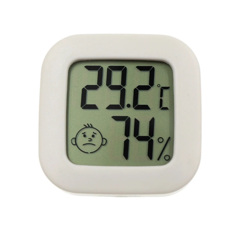 

Электронный комнатный термометр CX-0726, внутренний электронный термометр для измерения температуры и влажности с улыбающимся лицом
