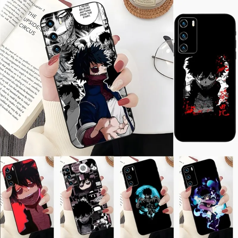 

My Hero Academia Dabi Phone Case For Huawei Mate 40 30 20 10 9 8 Pro S 20X 5G 40E Plus G9Plus Magic3 Pro Nova 7i 7 Pro SE TPU