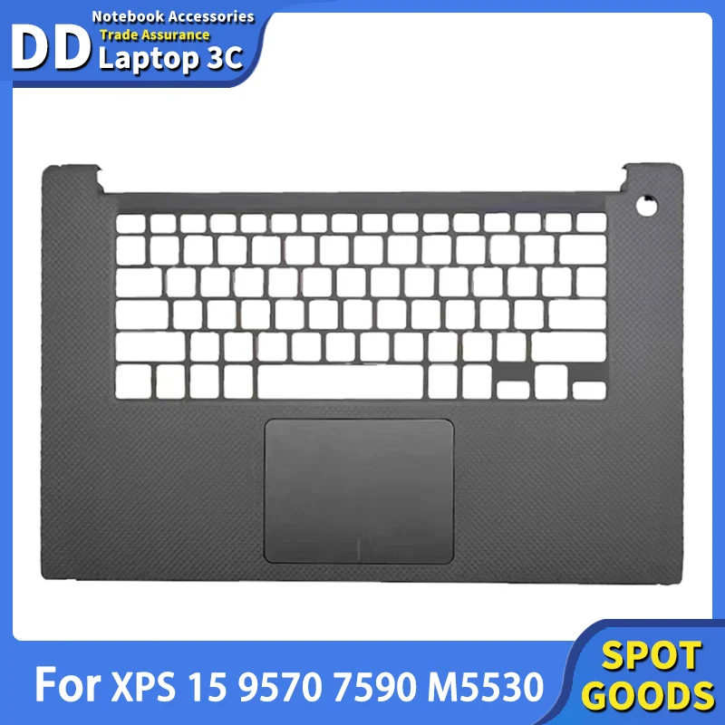 

New Laptop Case For Dell XPS 15 9570 7590 Precision 5530 M5530 Palmrest Upper Top Cover with Touchpad Board P/N:0JG1FC 04X63T