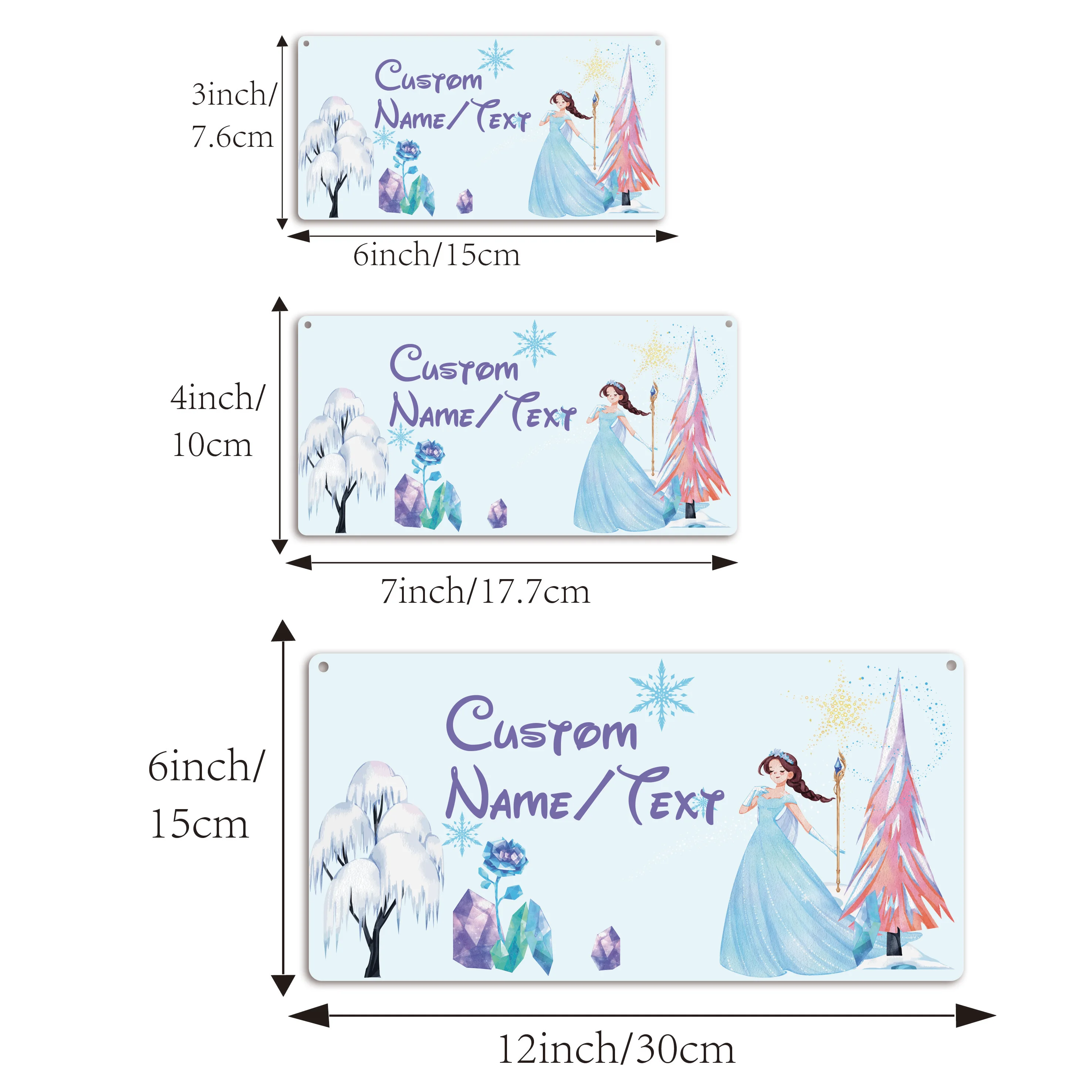 1 шт. настенный декоративный знак с УФ-принтом