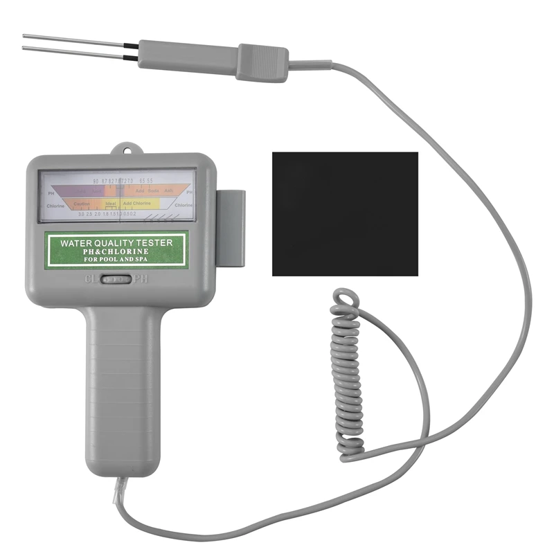 Тестер pH воды хлор качество бассейна спа измеритель уровня анализ измерительный