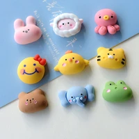 kawaii cute sheep rabbit frog small animals cartoon resin diy accessories toy anime collect gifts