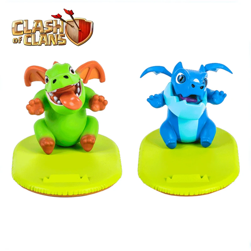 

Clash of Clans Baby Dragon Electro Dragon Cute Mobile Phone Bracket Kawaii Tabletop Decoration Game Character Periphery Kid Gift
