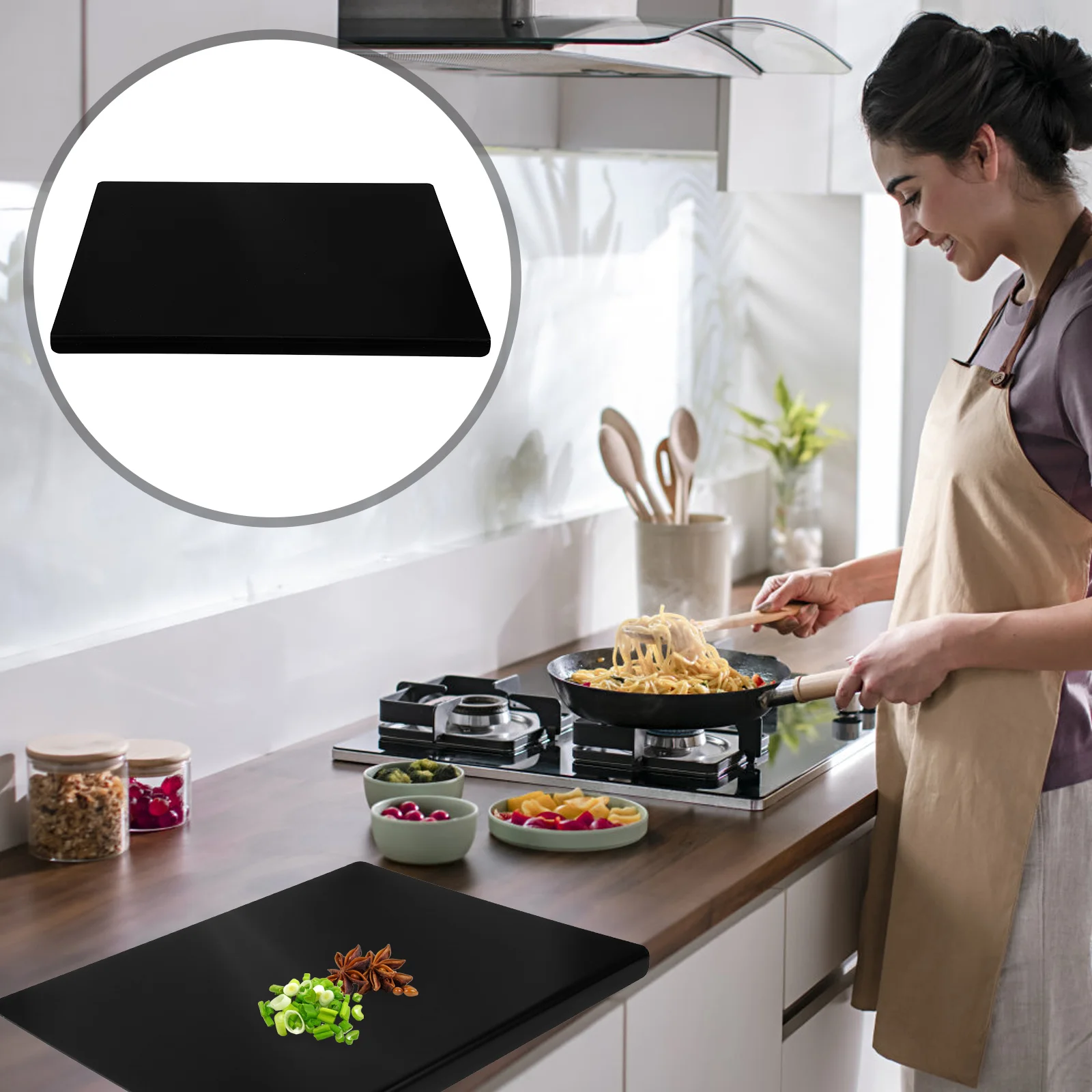 

Acrylic Chopping Board Chopping Board Non-slip Cutting Board for Kitchen with Lip