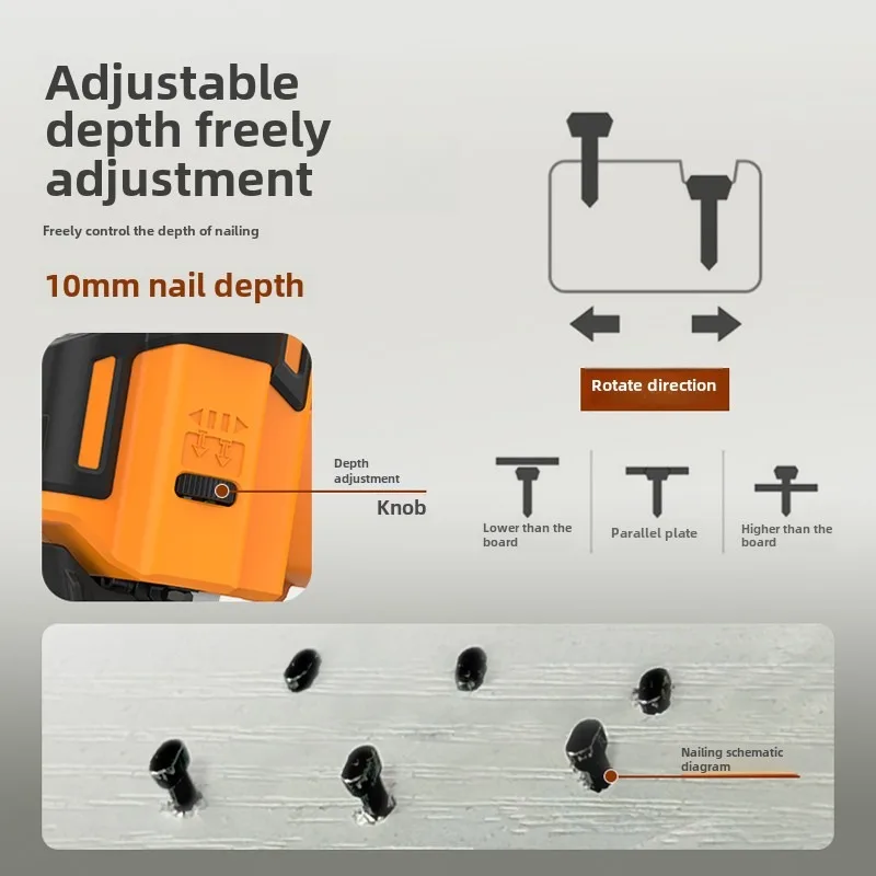 Маленький гвоздодер Freeman lithium FST50 из черной стали для бетонных стен деревянных