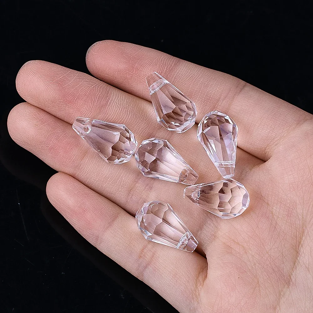 

Прозрачный многогранный хрустальный подвес