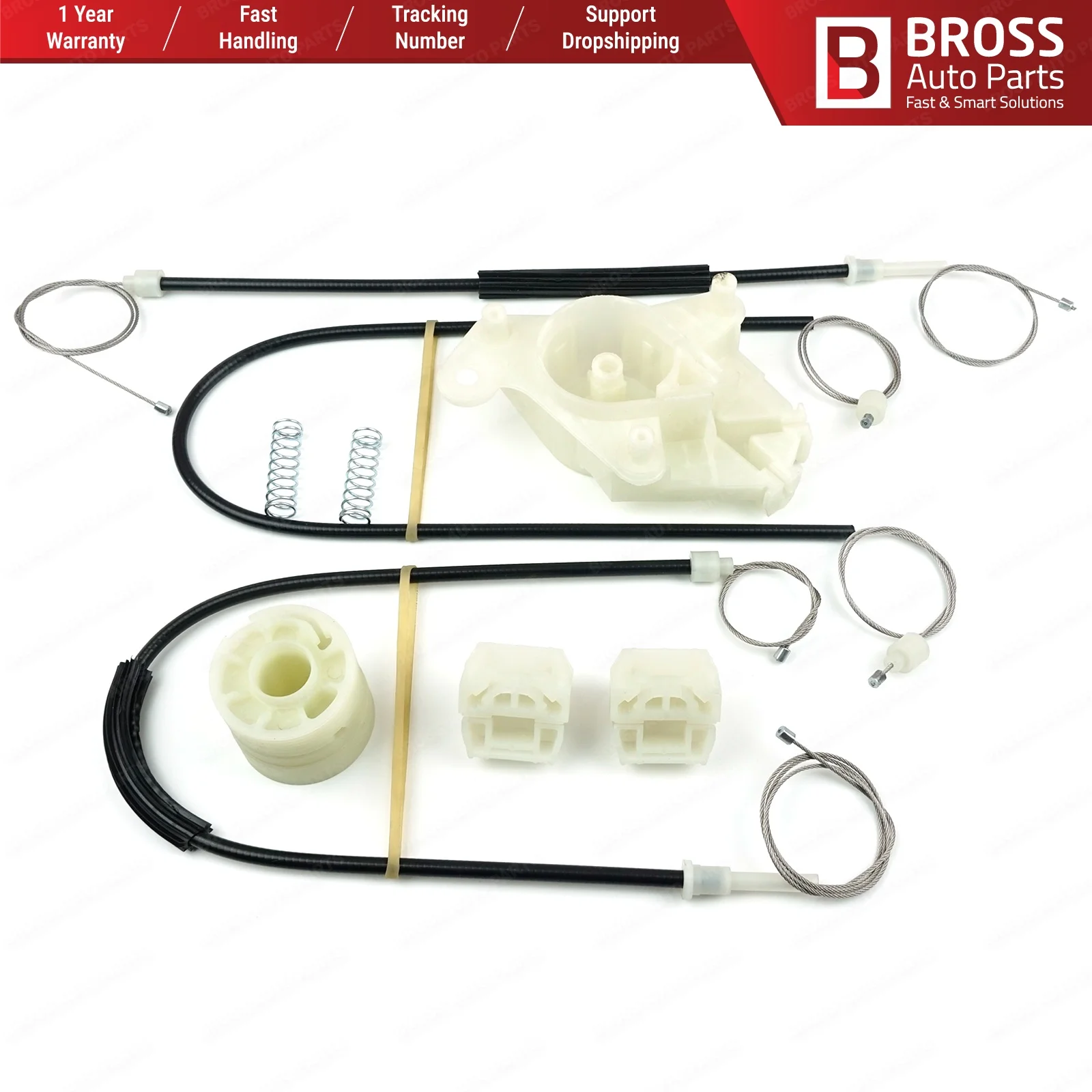 Bross BWR240 электрическая мощность регулятор окна Ремонтный комплект передняя