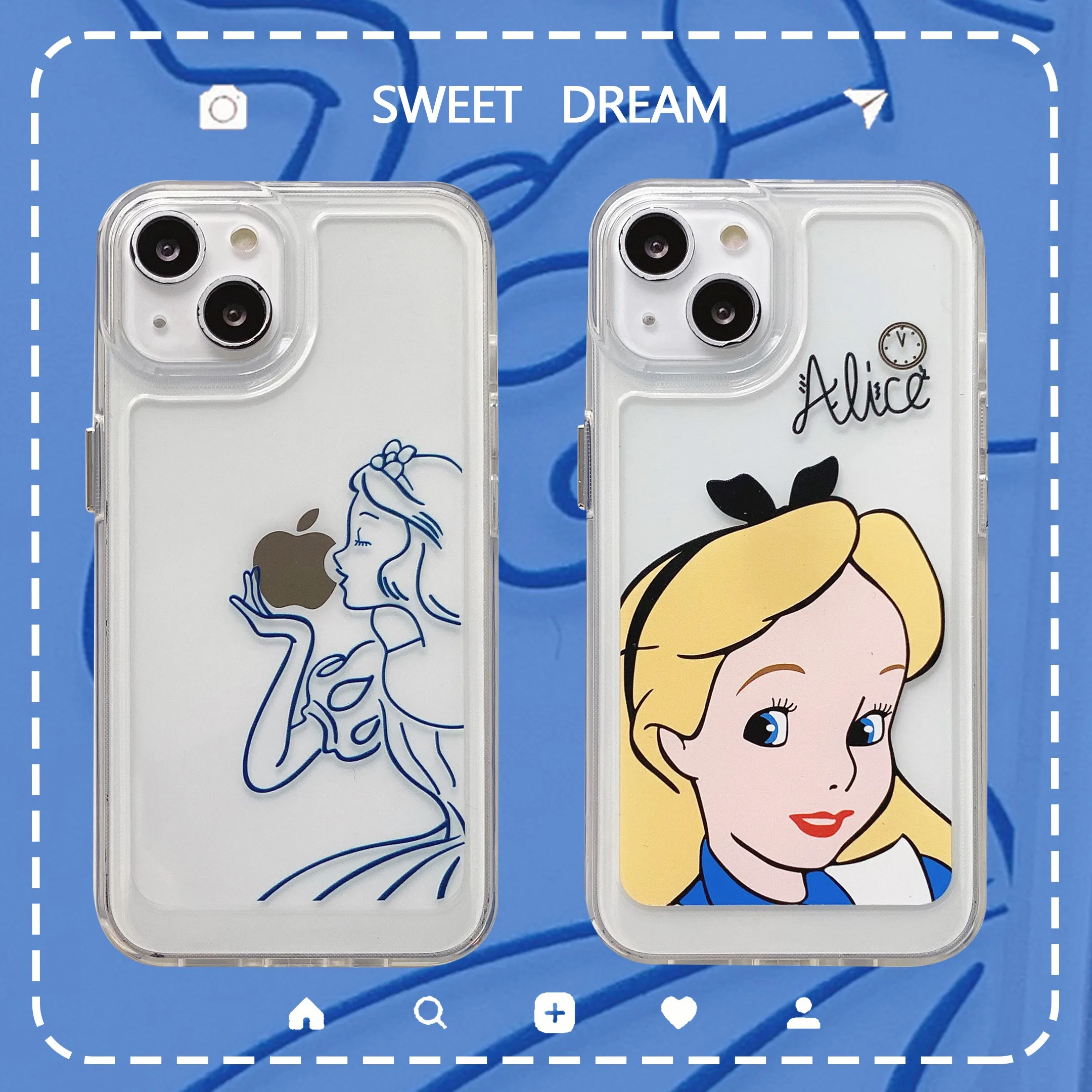 

Disney Princess Snow White Cinderella Space Phone Cases For iPhone 13 12 11 Pro Max XR XS MAX X Back Cover